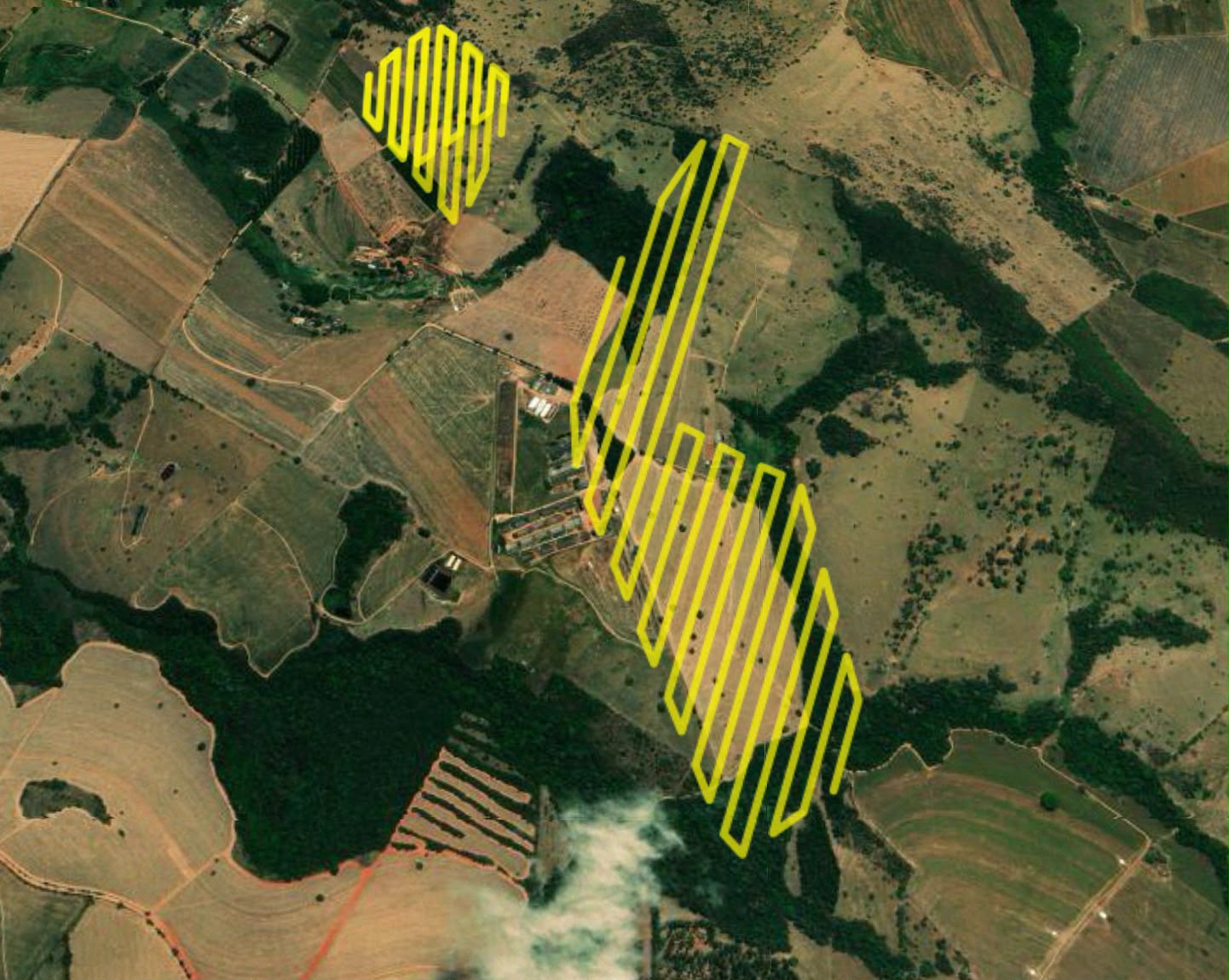 Mapeamento com drone em execução — RMK Engenharia e Geotecnia